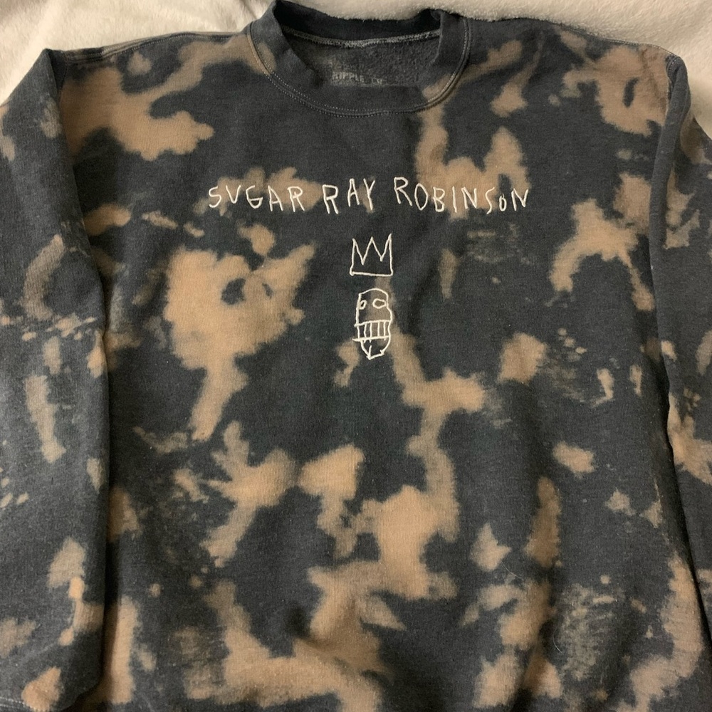 crewneck tie-dyed